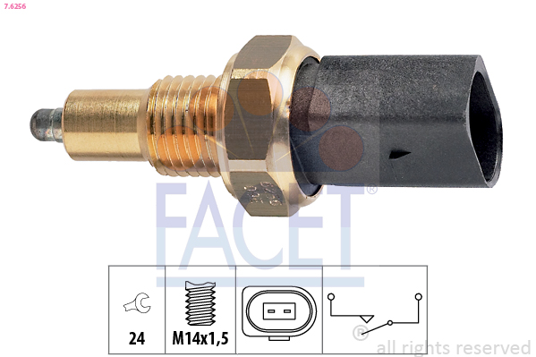 Interruttore, luce di retromarcia FACET 7.6256