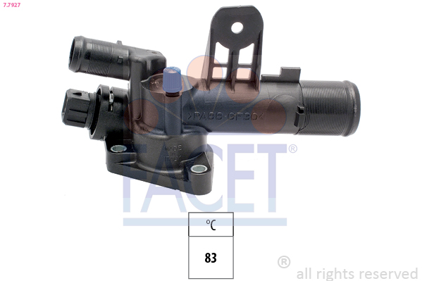 Termostato, refrigerante FACET 7.7927
