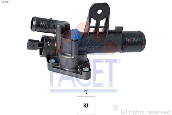 Termostato, refrigerante FACET 7.7928