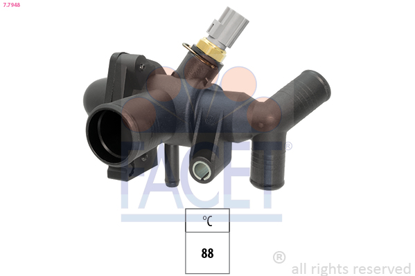 Termostato, refrigerante FACET 7.7948