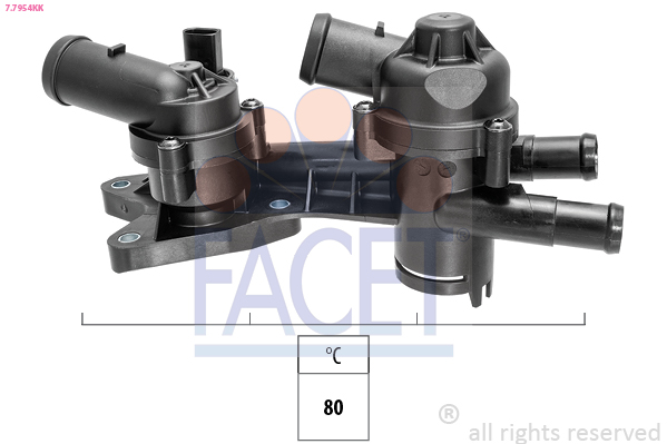 Termostato, refrigerante FACET 7.7954KK