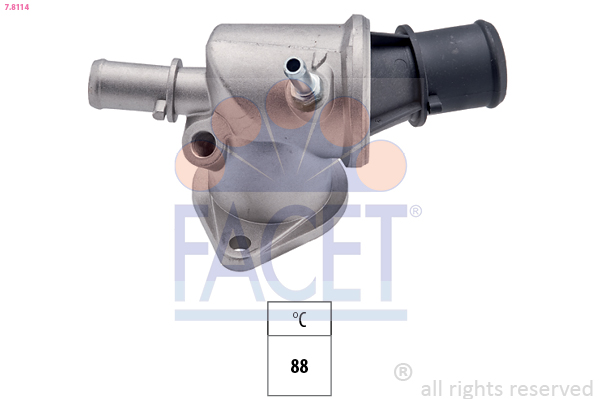 Termostato, refrigerante FACET 7.8114