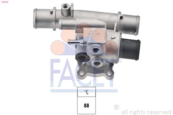 Termostato, refrigerante FACET 7.8115