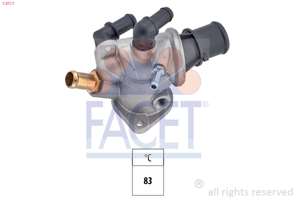 Termostato, refrigerante FACET 7.8117