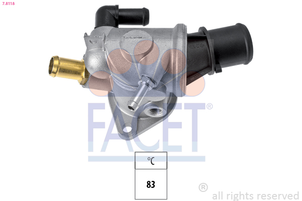 Termostato, refrigerante FACET 7.8118