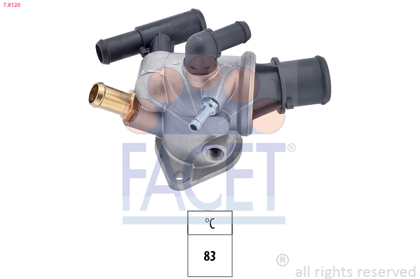Termostato, refrigerante FACET 7.8120