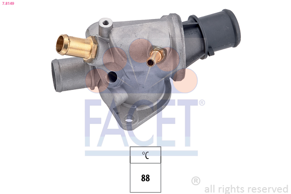 Termostato, refrigerante FACET 7.8149