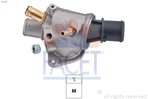 Termostato, refrigerante FACET 7.8150
