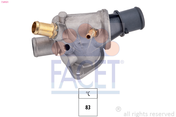 Termostato, refrigerante FACET 7.8151