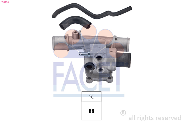 Termostato, refrigerante FACET 7.8156