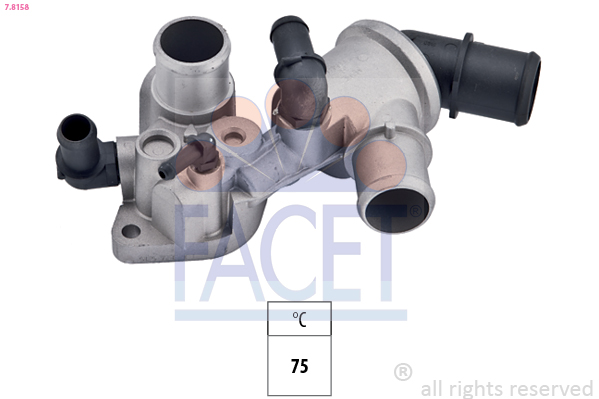 Termostato, refrigerante FACET 7.8158
