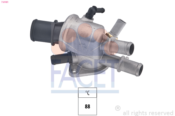 Termostato, refrigerante FACET 7.8181