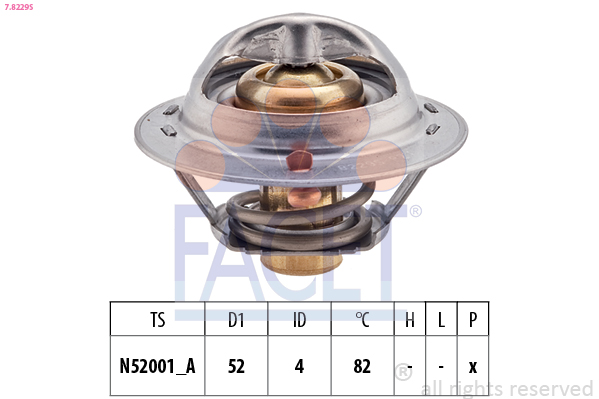 Termostato, refrigerante FACET 7.8229S