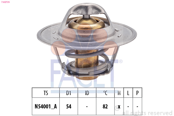 Termostato, refrigerante FACET 7.8273S