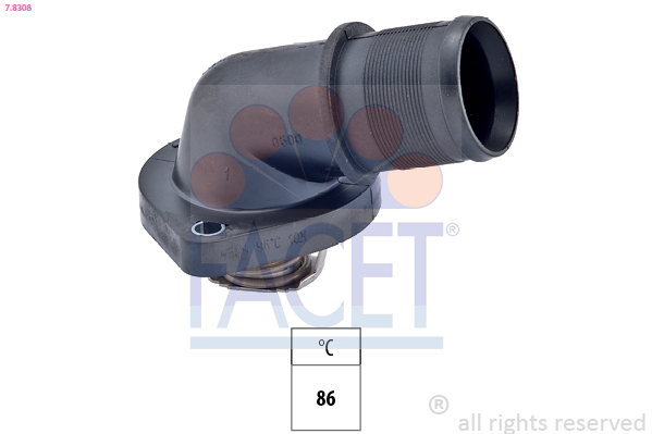 Termostato, refrigerante FACET 7.8308