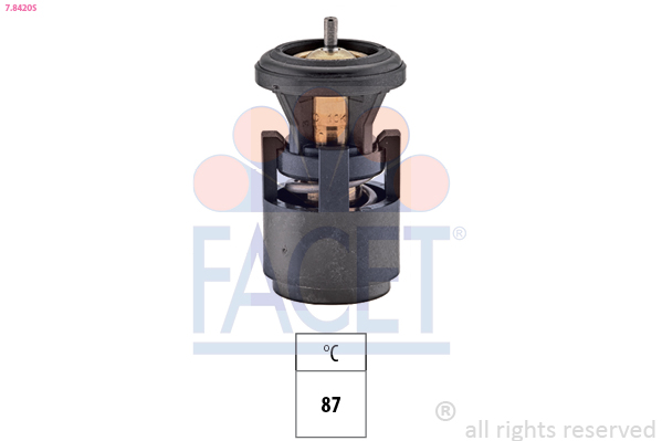 Termostato, refrigerante FACET 7.8420S