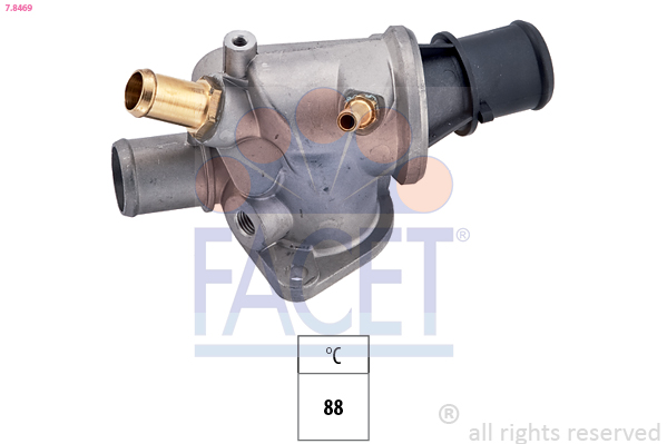 Termostato, refrigerante FACET 7.8469