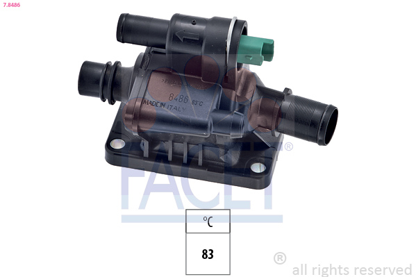 Termostato, refrigerante FACET 7.8486