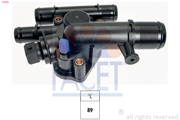 Termostato, refrigerante FACET 7.8506