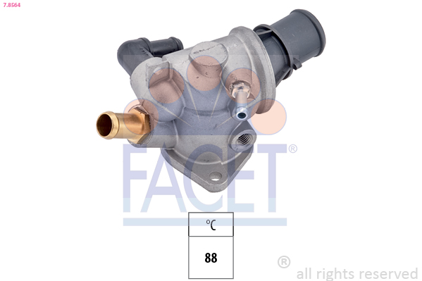 Termostato, refrigerante FACET 7.8564