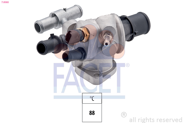Termostato, refrigerante FACET 7.8565