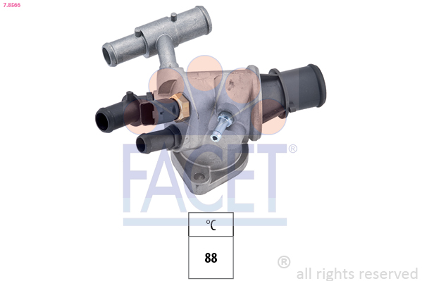 Termostato, refrigerante FACET 7.8566