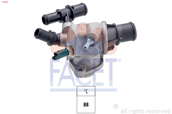 Termostato, refrigerante FACET 7.8581