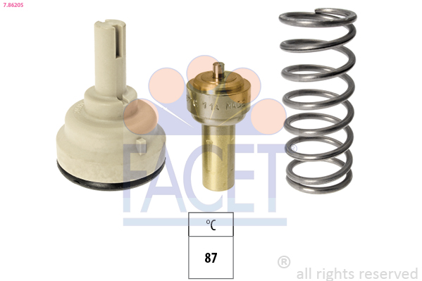 Termostato, refrigerante FACET 7.8620S