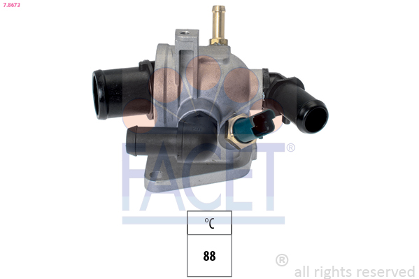 Termostato, refrigerante FACET 7.8673