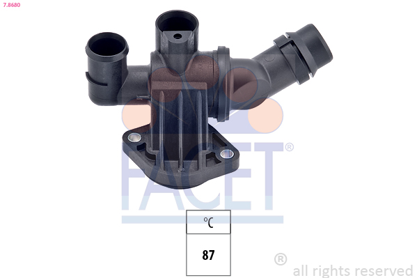 Termostato, refrigerante FACET 7.8680