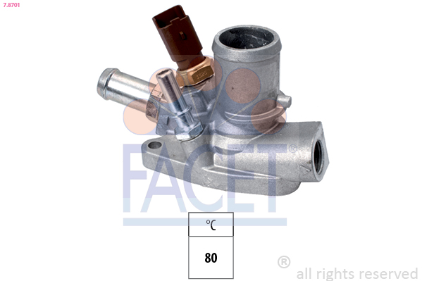 Termostato, refrigerante FACET 7.8701