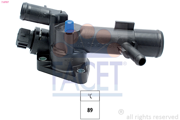 Termostato, refrigerante FACET 7.8707