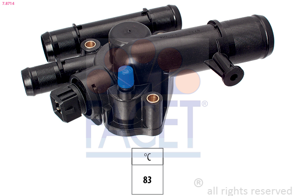 Termostato, refrigerante FACET 7.8714