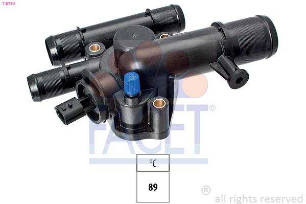 Termostato, refrigerante FACET 7.8720