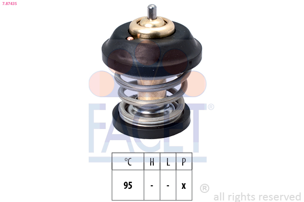 Termostato, refrigerante FACET 7.8743S