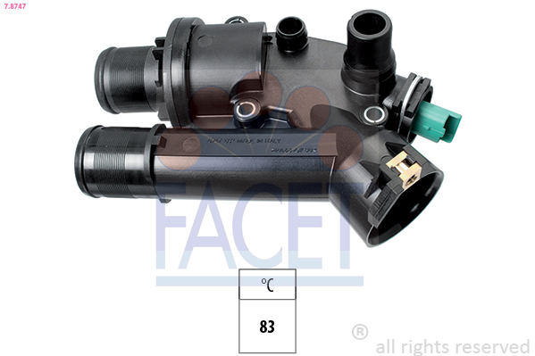 Termostato, refrigerante FACET 7.8747