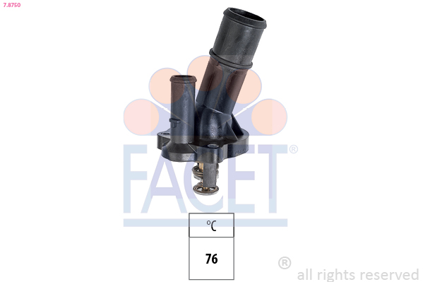 Termostato, refrigerante FACET 7.8750