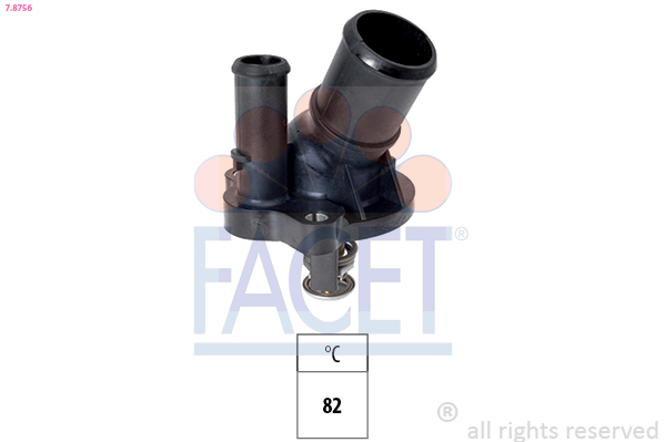 Termostato, refrigerante FACET 7.8756