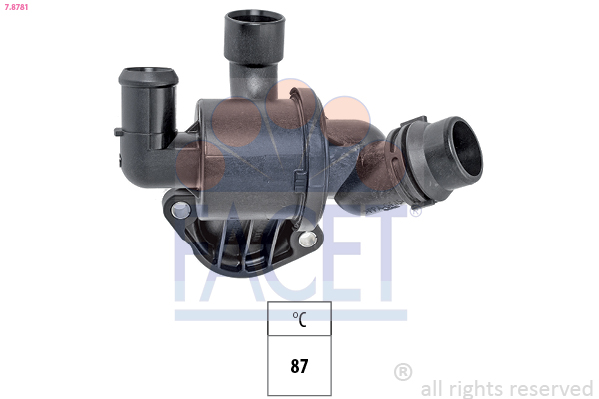 Termostato, refrigerante FACET 7.8781