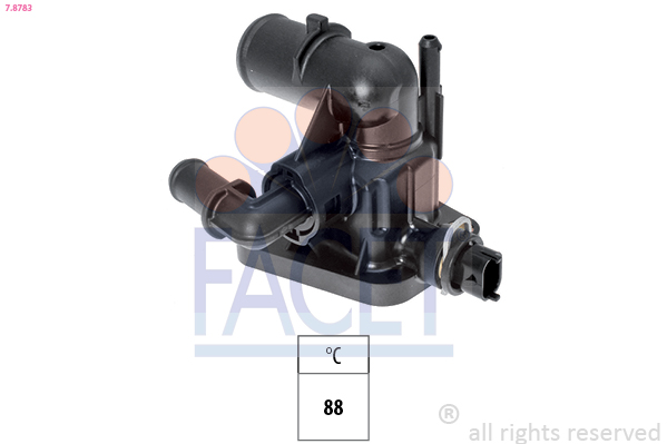 Termostato, refrigerante FACET 7.8783