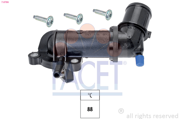 Termostato, refrigerante FACET 7.8786