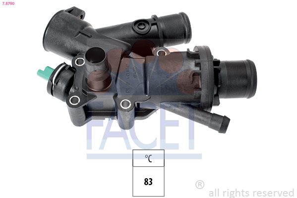 Termostato, refrigerante FACET 7.8790
