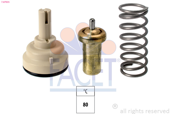 Termostato, refrigerante FACET 7.8793S