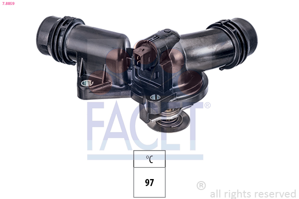 Termostato, refrigerante FACET 7.8859