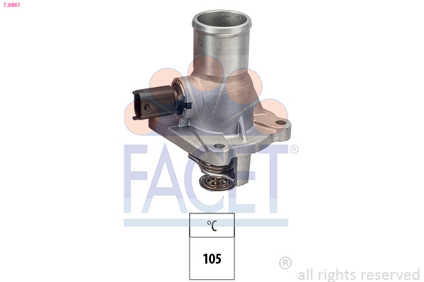 Termostato, refrigerante FACET 7.8861