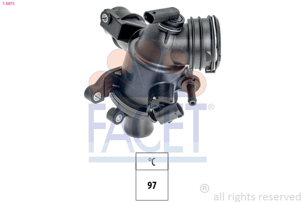 Termostato, refrigerante FACET 7.8875