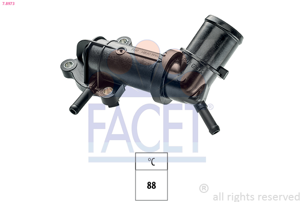 Termostato, refrigerante FACET 7.8973