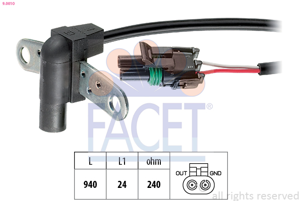 Generatore di impulsi, albero a gomiti FACET 9.0010