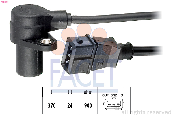 Generatore di impulsi, albero a gomiti FACET 9.0077