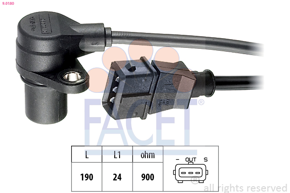 Generatore di impulsi, albero a gomiti FACET 9.0180